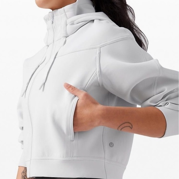 lululemon athletica Jackets & Blazers - Lululemon Rogue Renegade Hooded Jacket Alpine White Size 6